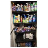 Contents of cabinet cleaning and household most