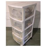 4 drawer storage cabinet with electrical and