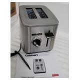 Stainless steel Cuisinart toaster