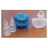 Lundborg NY bottles, perfume bottle, and