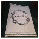 Gather throw blanket