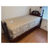1 of 2 Complete Pineapple bed Sealy twin mattress