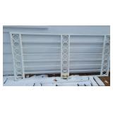 Iron gate / door with locks / keys - 38x82