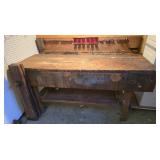Workbench 72"28"34" - located in basement