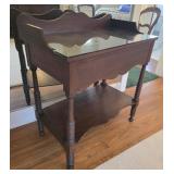 Early 1 drawer washstand 30"17"32"
