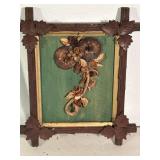 Frame with outside art