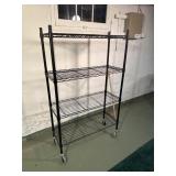Adjustable rack on wheels 36x16x57. 5 of 5