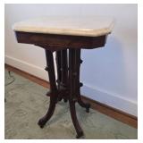 Small marble top stand 19"15"29"
