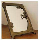 Art nouveau style mirror