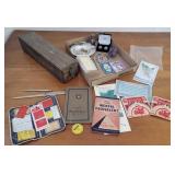 Box little junQue - dovetailed box, tokens,