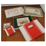 Placemats and coasters in original boxes