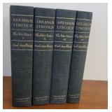 4vol set Abraham Lincoln Carl Sandburg books