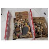 Bottom of the Toy box - erector set, roller skate