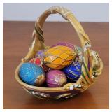 Franklin Mint Porcelain Faberge Eggs in Spring