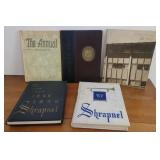 5 yearbooks - 57, 58, and 63 Ithaca and two