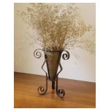 India brass & iron plant holder