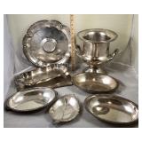 Beautiful silver serving lot