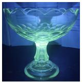 Glow glass compote/bowl