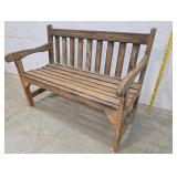 Wood Park bench 47"19"18"
