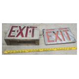 Exit signs