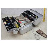 Tackle box with contents