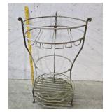 Wrought iron wine rack