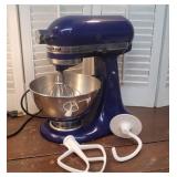 Cobalt blue KitchenAid mixer WORKS!!!