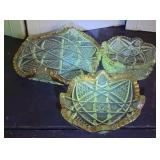 3 Glow glass bowls