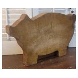 Very thick pig cutting board