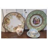 2pcs Austria (plate & creamer) with English cup