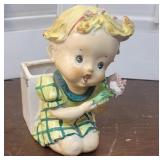 Japan girl planter - need some scrubbing