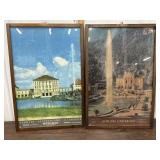 Pair Germany Deutschland Allenagne framed prints