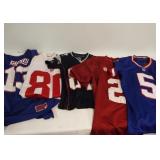 Football Jerseys-NY Giants/Auburn/Patriots.