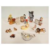 Mini porcelain vases/toothpick holders, animal
