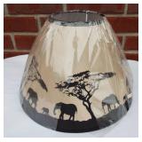 Elephant themed lamp shade (new)