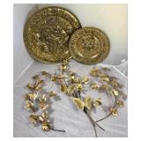 Brass wall decor