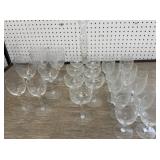 Murrayï¿½s National Glass stemware and bud vase