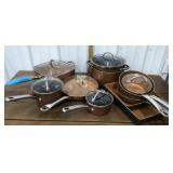 Farberware & Copper Chef Pots, pans, baking