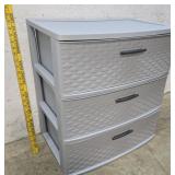 3 Drawer Plastic Cabinet