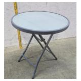Folding patio table