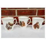 Roy Kirkham Bone China Horse mugs