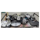 CRAZY lot of kitchenware cookware - cart 47 top