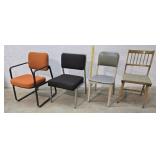 4 Odd Mid Century Chairs