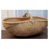 Large beautiful splint harvest basket
