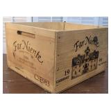 Cabernet Sauvignon clean wooden advertising crate