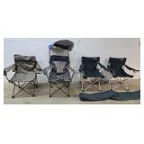 4 Camp Chairs