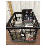 Plastic crate of CDï¿½s - Garth Brooks, Pearl Jam,