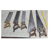 2 Hand Saws, 3 Miter Saws