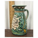Madrid pottery pitcher *signed