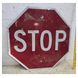 Aluminum stop sign